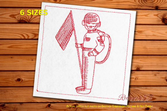 Astronaut Waving Flag Machine Design Review