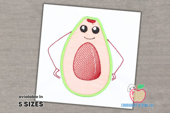 Avocado Boss Funny Applique Design Review
