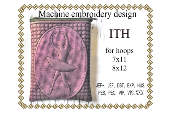 Ballerina Zippered Bag - in the Hoop