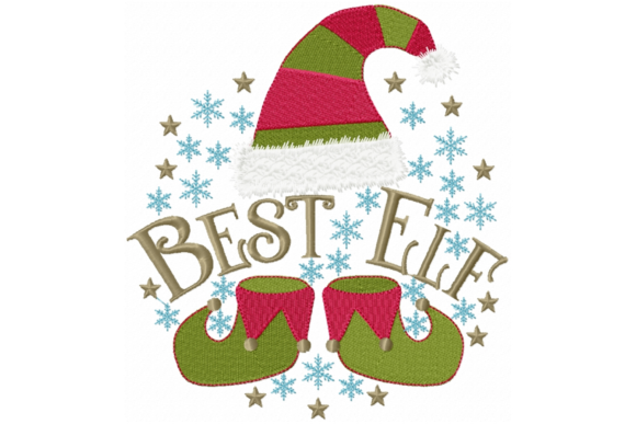 Best Elf Embroidery Design