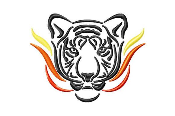 Fire Tiger: A Bold Wild Animals Embroidery Design Review