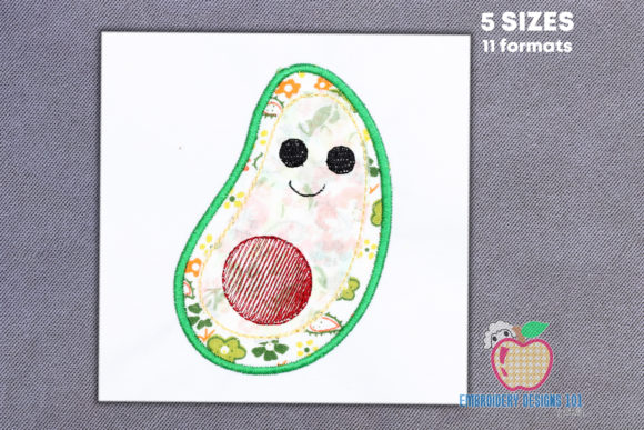Review: Cartoon Baby Avocado Applique for Kids