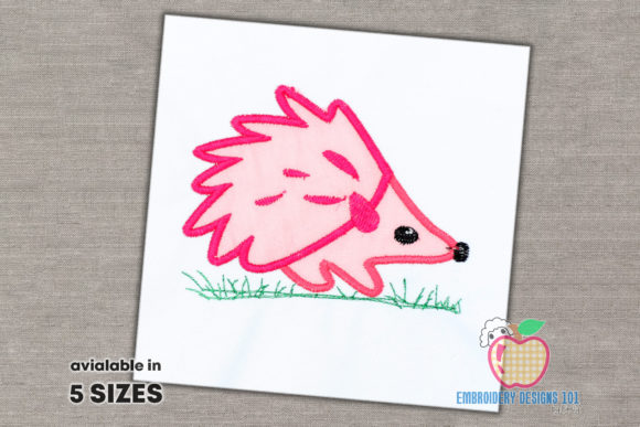 Review: Cute Hedgehog Applique Pattern for Boutique Sweatshirts