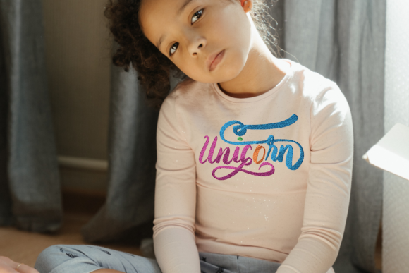 Unicorn Lettering: A Cute Embroidery Design